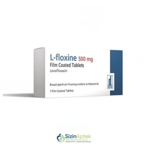 L-floksin 500 mq N7 Tərkibi: Levofloksasin Farmakoloji Təsiri: Antibiotik Vahidi: TAB İstehsalcı Ölkə: TÜRKİYƏ Təsiredicinin miqdarı : Levofloksasin 500 mq [ L-floksin qiymet catdirilma / qiyməti çatdırılma Baku / aptek onlayn online ]