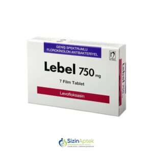 Lebel 750 mq N7 Tərkibi: Levofloksasin Farmakoloji Təsiri: Antibiotik Vahidi: TAB İstehsalcı Ölkə: TÜRKİYƏ Təsiredicinin miqdarı: Levofloksasin 750 mq [ Lebel qiymet catdirilma / qiyməti çatdırılma Baku / aptek onlayn online ]