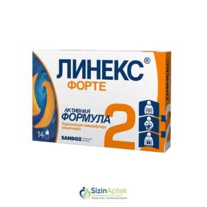 Lineks forte N14 Tərkibi: Lactobacillus acidophilus, Bifidobacterium animalis subsplactis, Farmakoloji Təsiri: Probiotik Vahidi: KAPS İstehsalcı Ölkə: SLOVENIYA İstehsalcı Firma: Lek Təsiredicinin miqdarı : Lactobacillus acidophilus 1x10 mlrd KƏV Bifidobacterium animalis subsplactis 1x10 mlrd KƏV [ Lineks qiymet catdirilma / qiyməti çatdırılma Baku / aptek onlayn online ]