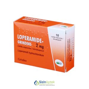 Loperamid Qrindeks 2 mq N10 (Loperamidum Grindex) Tərkibi: Loperamid Farmakoloji Təsiri:  Diareya əleyhinə Vahidi: TAB İstehsalcı Ölkə: Latviya İstehsalcı Firma: Grindex Təsiredicinin miqdarı: Loperamid  2 mq [  Loperamid qiymet catdirilma /  qiyməti çatdırılma Baku /  aptek onlayn online  ]