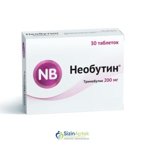 Neobutin 200 mq N30 Tərkibi: Trimebutin maleat Farmakoloji Təsiri: Spazmolitik Vahidi: TAB İstehsalcı Ölkə: RUSİYA Təsiredicinin miqdarı: Trimebutin maleat  200 mq  [  Neobutin qiymet catdirilma / qiyməti çatdırılma Baku /  aptek onlayn online  ]