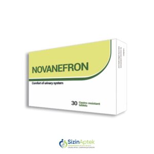 Novanefron N30 Tərkibi: Böyrəkotu ekstraktı, Ayıqulağı ekstraktı Qarğıdalı saçağının ekstraktı Quşüzümü ekstraktı Zəncirotu ekstraktı Qaragilə ekstraktı Qatırquyruğu ekstraktı Maqnezium sitrat Farmakoloji Təsiri: İltihab əleyhinə, diuretik Vahidi: TAB İstehsalcı Ölkə: İTALİYA [ Novanefron qiymet catdirilma / qiyməti çatdırılma Baku / aptek onlayn online ]