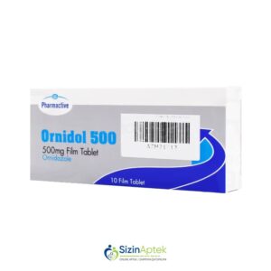 Ornidol 500 mq N10 Tərkibi: Ornidazol Farmakoloji Təsiri: Antibakterial, protozoy əleyhinə Vahidi: TAB İstehsalcı Ölkə: TÜRKİYƏ Təsiredicinin miqdarı: Ornidazol 500 mq [ Ornidol qiymet catdirilma / qiyməti çatdırılma Baku / aptek onlayn online ]