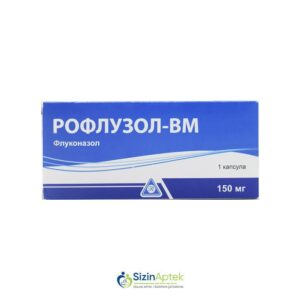 Rofluzol-WM 150 mq N1 Tərkibi: Flukonazol Farmakoloji Təsiri: Göbələk əleyhinə Vahidi: ADET İstehsalcı Ölkə: RUMINİYA Təsiredicinin miqdarı : Flukonazol  150 mq  [  Rofluzol  qiymet catdirilma / qiyməti çatdırılma Baku /  aptek onlayn online  ]
