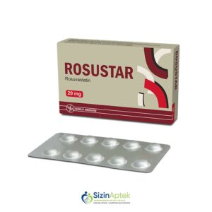 Rosustar 20 mq N60 Tərkibi: Rosuvastatin Farmakoloji Təsiri: Hipolipidemik Vahidi: TAB İstehsalcı Ölkə: TÜRKİYƏ İstehsalcı Firma: World Medicine Təsiredicinin miqdarı : Rosuvastatin 20 mq [ Rosustar qiymet catdirilma / qiyməti çatdırılma Baku / aptek onlayn online ]