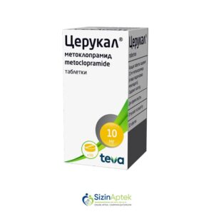 Serukal 10 mq N50 Tərkibi: Metoklopramid Farmakoloji Təsiri: Qusmaəleyhinə Vahidi: TAB İstehsalcı Ölkə: GER Təsiredicinin miqdarı : Metoklopramid 10 mq [ Serukal qiymet catdirilma / qiyməti çatdırılma Baku / aptek onlayn online ]