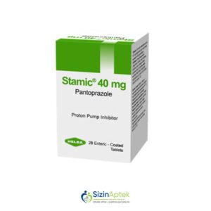 Stamik 40 mq N28 Tərkibi: Pantoprazol Farmakoloji Təsiri: Xora əleyhinə Vahidi: TAB İstehsalcı Ölkə: TÜRKİYƏ Təsiredicinin miqdarı:  Pantoprazol  40 mq  [  Stamik qiymet catdirilma / qiyməti çatdırılma Baku /  aptek onlayn online  ]