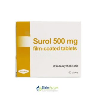 Surol 500 mq N100 Tərkibi: Ursodezoksixol turşusu Farmakoloji Təsiri: Ödqovucu, hepatoprotektor Vahidi: ADET İstehsalcı Ölkə: TÜRKİYƏ Təsiredicinin miqdarı : Ursodezoksixol turşusu 500 mq [ Surol qiymet catdirilma / qiyməti çatdırılma Baku / aptek onlayn online ]