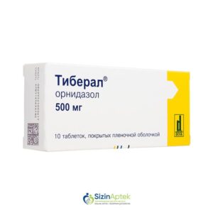 Tiberal 500 mq N10 Tərkibi: Ornidazol Farmakoloji Təsiri: Antibakterial, protozoy əleyhinə Vahidi: TAB İstehsalcı Ölkə: TÜRKİYƏ Təsiredicinin miqdarı: Ornidazol  500 mq  [  Tiberal qiymet catdirilma / qiyməti çatdırılma Baku /  aptek onlayn online  ]