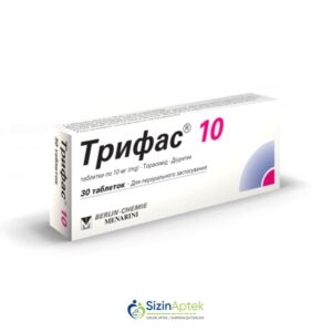 Trifas 10 mq N30 Tərkibi: Torasemid Farmakoloji Təsiri: Diuretik Vahidi: TAB İstehsalcı Ölkə: Almaniya İstehsalcı Firma: Berlin Chemie Təsiredicinin miqdarı : Torasemid 10 mq [ Trifas qiymet catdirilma / qiyməti çatdırılma Baku / aptek onlayn online ]