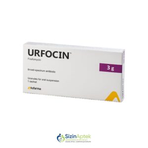 Urfosin 3 q N1 Tərkibi: Fosfomisin Farmakoloji Təsiri: Antibakterial Vahidi: PAK İstehsalcı Ölkə: TÜRKİYƏ Təsiredicinin miqdarı : Fosfomisin 3 q [ Urfosin qiymet catdirilma / qiyməti çatdırılma Baku / aptek onlayn online ]