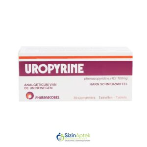 Uropirin 100 mq N30 Uropyrin 100 mq N30 Uropurin 100 mq N30 Tərkibi: Fenazopiridin Farmakoloji Təsiri: Analgetik Vahidi: TAB İstehsalcı Ölkə: BELÇİKA Təsiredicinin miqdarı : Fenazopiridin 100 mq [ Uropirin qiymet catdirilma / qiyməti çatdırılma Baku / aptek onlayn online ]