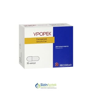 Urorek 8 mq N30 Tərkibi: Silodozin Farmakoloji Təsiri: Alfa-adrenoreseptorların antoqonistləri Vahidi: KAPS İstehsalcı Ölkə: İRLANDİYA Təsiredicinin miqdarı : Silodozin 8mq [ Urorek qiymet catdirilma / qiyməti çatdırılma Baku / aptek onlayn online ]