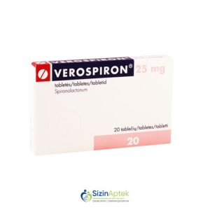 Veroşpiron 25 mq N20 Tərkibi: Spironolakton Farmakoloji Təsiri: Sidikqovucu Vahidi: TAB İstehsalcı Ölkə: MACARISTAN Təsiredicinin miqdarı : Spironolakton 25 mq [ Veroşpiron qiymet catdirilma / qiyməti çatdırılma Baku / aptek onlayn online ]